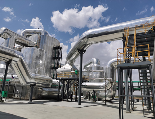 內蒙古金鄂博氟化工有限公司-40萬噸硫鐵礦制酸裝置全部保溫工程 內蒙古金鄂博氟化工有限公司-40萬噸硫鐵礦制酸裝置全部保溫工程