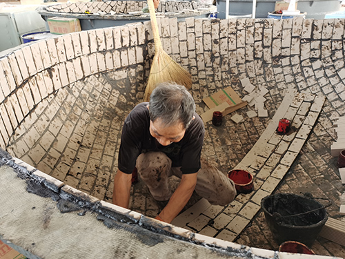 耐酸磚,玻璃鋼施工現場 耐酸磚,玻璃鋼施工現場